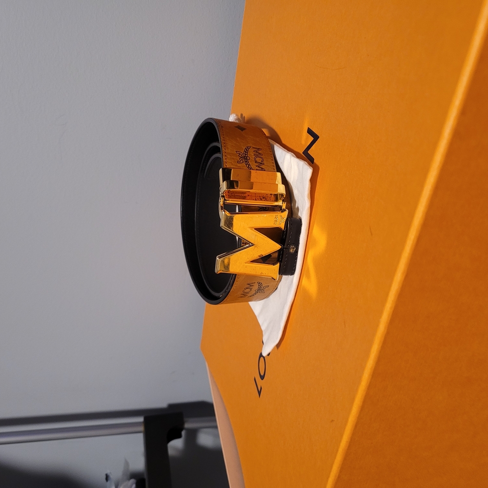 MCM Gold and Brown Belt